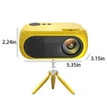 thumbnail image 3 of EGNMCR (U.S. Standard) LED Portable Mini Projector HD 1080P Projector U Disk Plug-in Card, Home HD Projector, With Tripod, Gift, 3 of 7