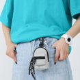 thumbnail image 3 of Tuvgenk Water-Resistant Mini Key Pouch Oxford Cloth Coin Purse Pendant for Credit Cards Headphones Lipstick Outdoor Daily Travel, 3 of 5