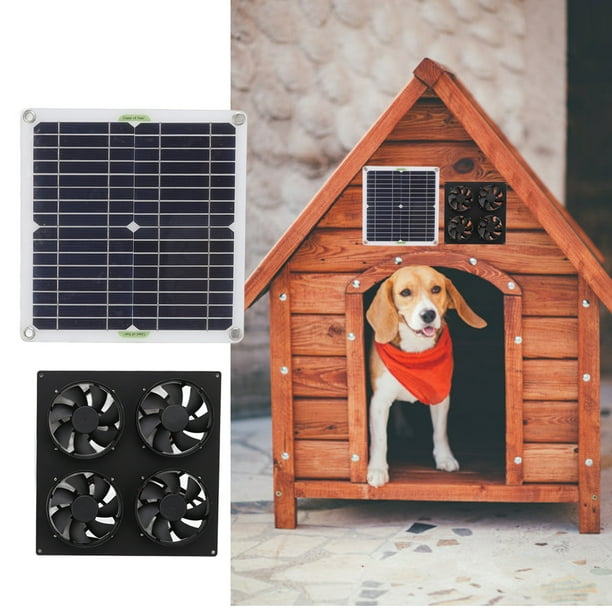 Solar Panel Fans Kit, Monocrystalline Silicon Solar Panel Weatherproof