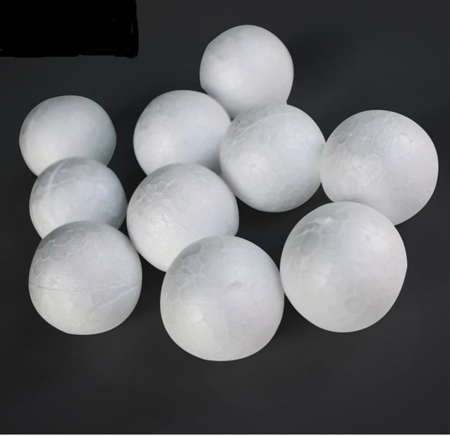 Smooth Styrofoam Polystyrene Balls for Craft and Project 3-12 Balls Craft Foam Ball 
