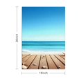 thumbnail image 3 of 6 Pcs Funny Kitchen Towels,Beach with Seashells and Starfish Microfiber Dish Towels,Kitchen Tea Towels,Kitchen Towel Set (18" X 26"), 3 of 3