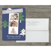 Holiday Memories - Deluxe 5x7 Personalized Holiday Christmas Card