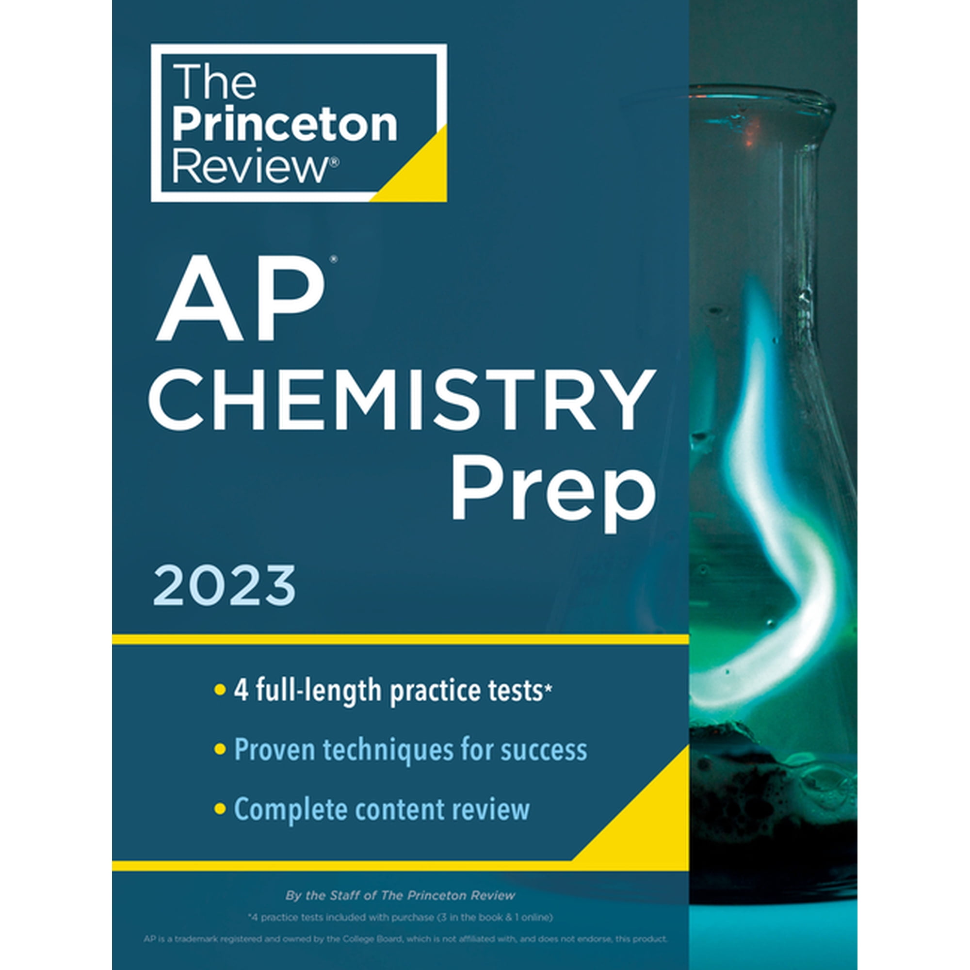 College Test Preparation: Princeton Review AP Chemistry Prep, 2023: 4 Practice Tests + Complete Content Review + Strategies & Techniques (Paperback)