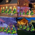 thumbnail image 5 of Qoosea 4 pack Solar Christmas Garden Stake Lights, Decorative Solar Christmas Tree Stake Outdoor Waterproof LED Lights for Pathway Garden Patio Yard, 5 of 7