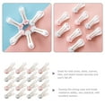 thumbnail image 4 of 24 Pcs Creative Clothespin Drying Hanger Clothing Clamps Towel Clips Fixed Clips, 4 of 5