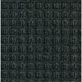 M+A Matting WaterHog Squares Classic Floor Mat, 3' x 5', Charcoal