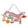 thumbnail image 4 of Decoración colgante del año lunar del dragón chino para fiesta, recuerdo, ventana, apartamento Estilo B, 4 of 9