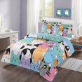 thumbnail image 5 of MarCielo  Kids Quilt Bedspread Set Cat WX202 Twin, 5 of 5