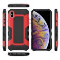 thumbnail image 2 of Reiko brand for Iphone Xs Max Slim Shockproof Protective Anti-slip Heavy Duty Case In Black/red, 2 of 4