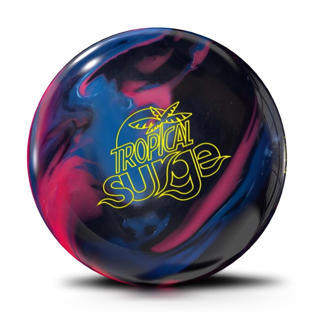 Storm Tropical Surge Bowling Ball - Black/Blue/Pink 14lbs