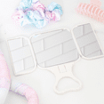 thumbnail image 2 of Danielle Creations 3-Way Handheld Mirror, White, 2 of 7