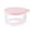 J-510 Pink, variant on Sky Blue Small Glass Food Storage Container With Lid Airtight Leakproof Mini Bowl For Snacks Sauces Dips 8X8X5.3Cm 3.15X3.15X2.09In Microwave Safe Bpa Free Kitchen Necessity