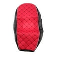 thumbnail image 2 of Soft Motorcycle Seat Cover for ATV Motocross Bike Motorbike Universal (PU Leather,Red) , L L, 2 of 8