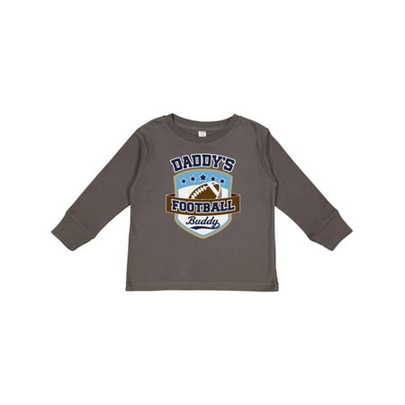 

Inktastic Daddy Football Buddy Outfit Gift Toddler Boy or Toddler Girl Long Sleeve T-Shirt