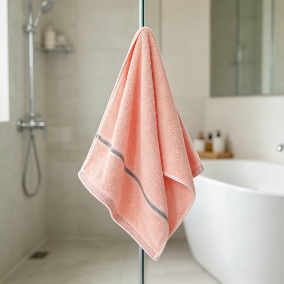 Solid Color Polyester Face Towel Super Absorbent Soft Facial Hand Towel Reusable Wash Cloth For Home Bathroom Daily Use Family
