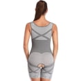 thumbnail image 3 of Women Magic Full Body Shaper Thigh Slimmer Slimming Bodysuit Open Bust Girdle Tummy Control Shapewear Waist and Thigh Trainer, 3 of 6