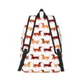 thumbnail image 2 of Yiaed Dachshund Walking Print Backpack, Premium Laptop Backpack, Travel Backpack for Women, Lightweight Backpacks, Comfortable Back Pack-Small, 2 of 7