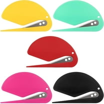 3 Inch Letter Opener Envelope Slitter Set Sharp and Efficient Open Envelopes with Ease (Black/Red/Yellow/Green/Rose)