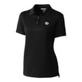 thumbnail image 2 of Women's Cutter & Buck Black TCU Horned Frogs Advantage Tri-Blend Pique Polo, 2 of 3