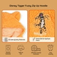 thumbnail image 5 of Disney Winnie the Pooh Tigger Toddler Boys Cozy Sherpa Zip Up Hoodie Orange / 5T, 5 of 5