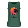 thumbnail image 3 of YFNNUP Mens Tank Top Sleeveless Tee Shirt Muscle Gym Workout Hawaiian Tropical Tops Summer Rave T-Shirt, 3 of 4