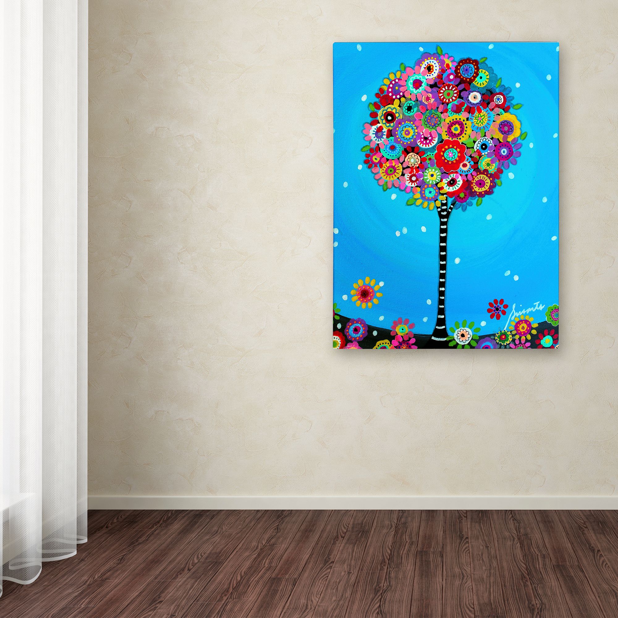 Trademark Fine Art 'Peaceful Tree Of Life' Canvas Art by Prisarts