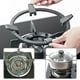 thumbnail image 3 of Anillo de soporte para wok, ayuda para encimeras de gas antideslizante de hierro fundido, compatibilidad universal con varios tipos de utensilios de cocina, diseño inteligente para una cocina, 3 of 5