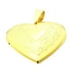 thumbnail image 4 of Colgante de colr con medallón en corazón chapado en oro de dorado Hugo Colgante del collar en forma de corazón, 4 of 9
