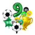 thumbnail image 3 of Decoraciones para fiesta de cumpleaños de fútbol, mantel de cumpleaños para niño, telón de fondo, globos de fiesta, pancarta, favores para cumpleaños de niños, 3 of 5