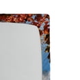 thumbnail image 2 of Ambesonne Eiffel Tower Fitted Sheet, Eiffel Tower with Boat, Twin Size, Dark Orange Cinnamon, 2 of 2