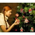 thumbnail image 3 of Adornos navideños para hombre con forma de pan de jengibre, 24 unidades, 7,5 cm, 3 of 9