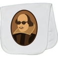 thumbnail image 2 of Inktastic Funny Rockin' Shakespeare Baby Burp Cloth, 2 of 3