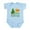 Sky Blue, variant on CafePress - Baby's First Christmas Onesie, Infant Bodysuit - Baby Light Bodysuit, Size Newborn - 24 Months