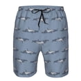 thumbnail image 4 of Naloa Cute Whale Men's Beach Shorts, Surfing shorts, Swim trunks, Quick Dry Swim Trunks for Surfing Beach Fun - Large, 4 of 9