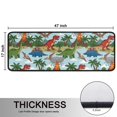 thumbnail image 5 of Kitchen Rugs Sets Of 2,LightColor Dinosaurs Volcanoes Pattern Anti Fatigue Kitchen Mat Rugs Non Slip Washable,Decorative Kitchen Floor Mats for Kitchen,Sink,Laundry,17"x47"+17"x47", 5 of 5