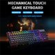 thumbnail image 2 of Combo de Teclado y Mouse para Juegos con Cable, Juegos de Teclado y Mouse de Computadora Ergonómicos de Tamaño Completo de 104 Teclas para Windows, Mac OS de Escritorio/portátil/jugadores de PC, 2 of 12