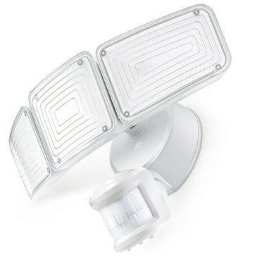 Home Zone Security Flood Light, 5000K SMD LED, Linkable with Other Lights, White