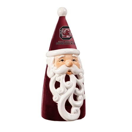 South Carolina Gamecocks 8" LED Santa Statue