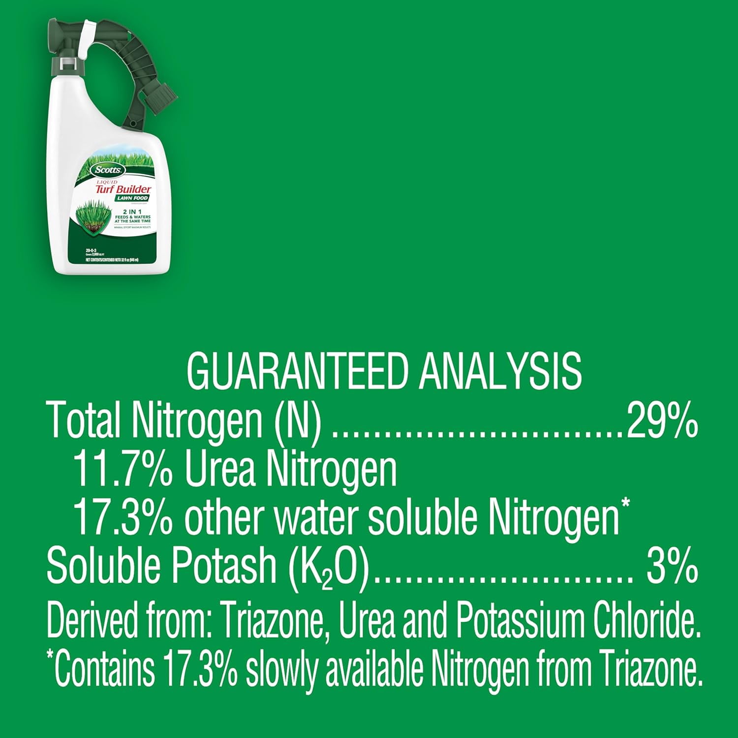 Liquid Turf Builder 2 Step Lawn-Care with Plus Weed Control and Food, Liquid-Weed Feed Fertilizer, 32 oz.