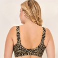thumbnail image 7 of Bras Leopard Print Stretch Bras for Women Everyday Bras T-shirt Bras for Ladies Sports Bras Push up Bra Bras for Women Full Coverage Cotton Bra for Women Comfort Bras Sleep Bras,Gray,3XL, 7 of 7