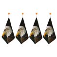 thumbnail image 6 of BCIIG Bald Eagle Reusable Activity Hand Towels - Set of 2, Quick Dry Microfiber Towels for Kitchen and Home Decor 4pcs, 6 of 8
