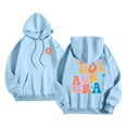 thumbnail image 6 of Godom Womens Solid Hoodies Fall Fashion Casual Long Sleeve Hooded Sweatshirts Loose Comfy Trendy Pullover Tops with Pockets Oversized Hoodie, 6 of 6