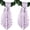 Purple White, variant on 2 Pack Purple White Stripe Wreath Sash Front Door Decoration, 5.12" x 54.33" Blank Sashes Spring Easter Girls Birthday Wedding Holiday Party Bow Ribbon Bundle Farmhouse