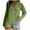 Green, variant on HUITKMM Tee Shirts for Women Ladies Fashion Casual V Neck Printed Long Sleeve Shirt Top T Shirt2
