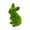 Green-1B-home supplies, variant on LEFTHIGH Home Simulated Green Velvet Easter Rabbits Ornament, Plastic Bunny Figurine for Desktop Windowsill Home Decor, Two Postures, 16.5cm and 15cm Home