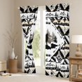 thumbnail image 3 of Castle Fairy Wildlife Wolf Curtains Pack of 2 (42x84 Each) for Teens Adults,Bohemian Tribal Aztec Curtains Blackout,Exotic Style Bedroom Curtains,Lightweight Room Decor, 3 of 6