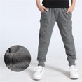 thumbnail image 2 of Tanghaowl Toddler Boys Girls Active Jogger Sweatpants Kids Casual Athletic Pocket Pull On Pants Toddler School for Boys, 2 of 9