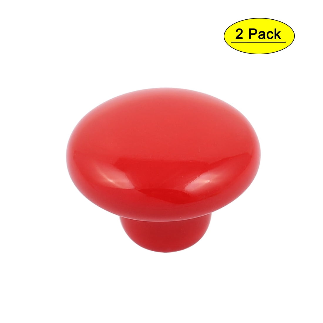 Unique Bargains Wardrobe Drawer Door Round Ceramic Knobs Pull