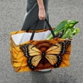 thumbnail image 7 of Butterfly Large Capacity Reusable Oxford Cloth Decorative Box Shopping Bag Collapsible Bucket, 7 of 7