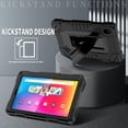 thumbnail image 2 of Fancing for Walmart Onn 7 inch Gen 4 Tablet Case/for Onn 7 inch Tablet Case 2024 Model,Heavy Duty Kids Shockproof with Kickstand Shoulder Strap Case for Onn 7 2024 Model:100135924 Tablet(Black), 2 of 7